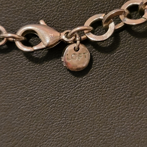 Estate LOFT Lucite & Rhinestone Long Necklace - Picture 5 of 5